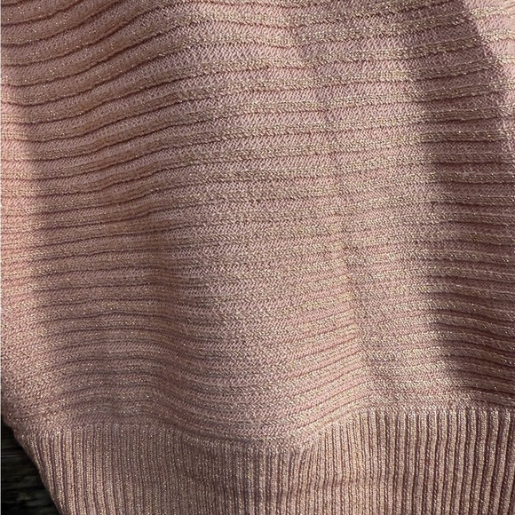 No Comment Chic V-Neck Sweater in Soft Pink - Picture 3 of 7